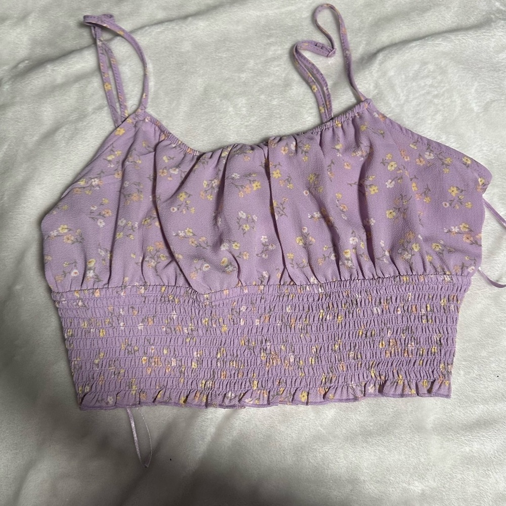 Purple Crop top